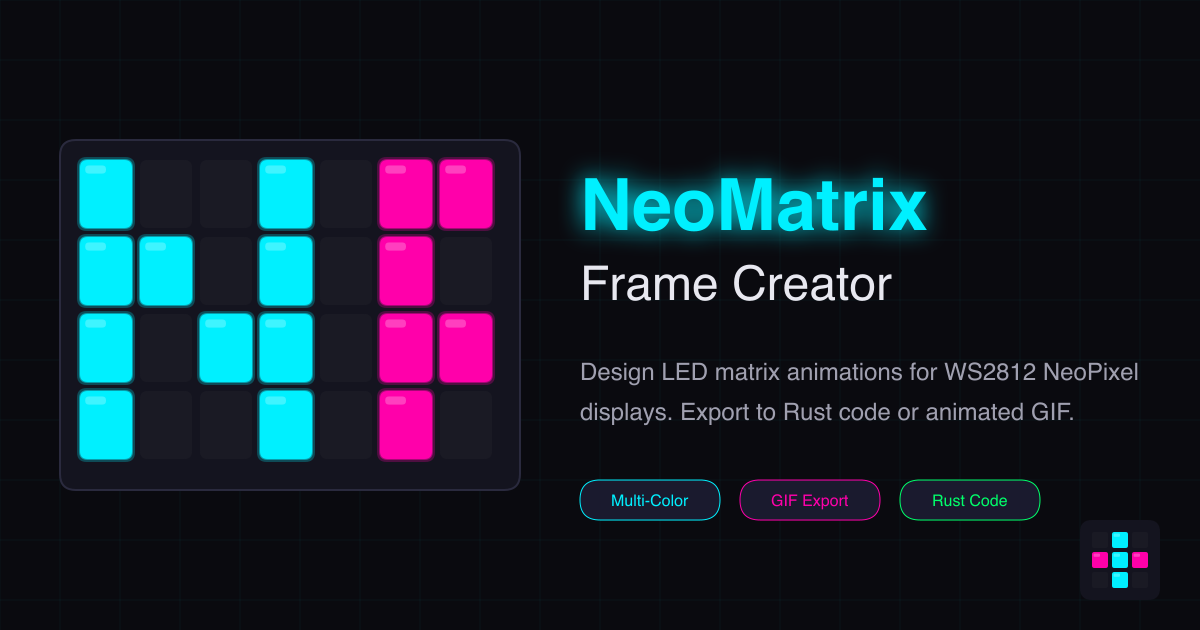 NeoMatrix FrameCreator | Jacob Kanfer