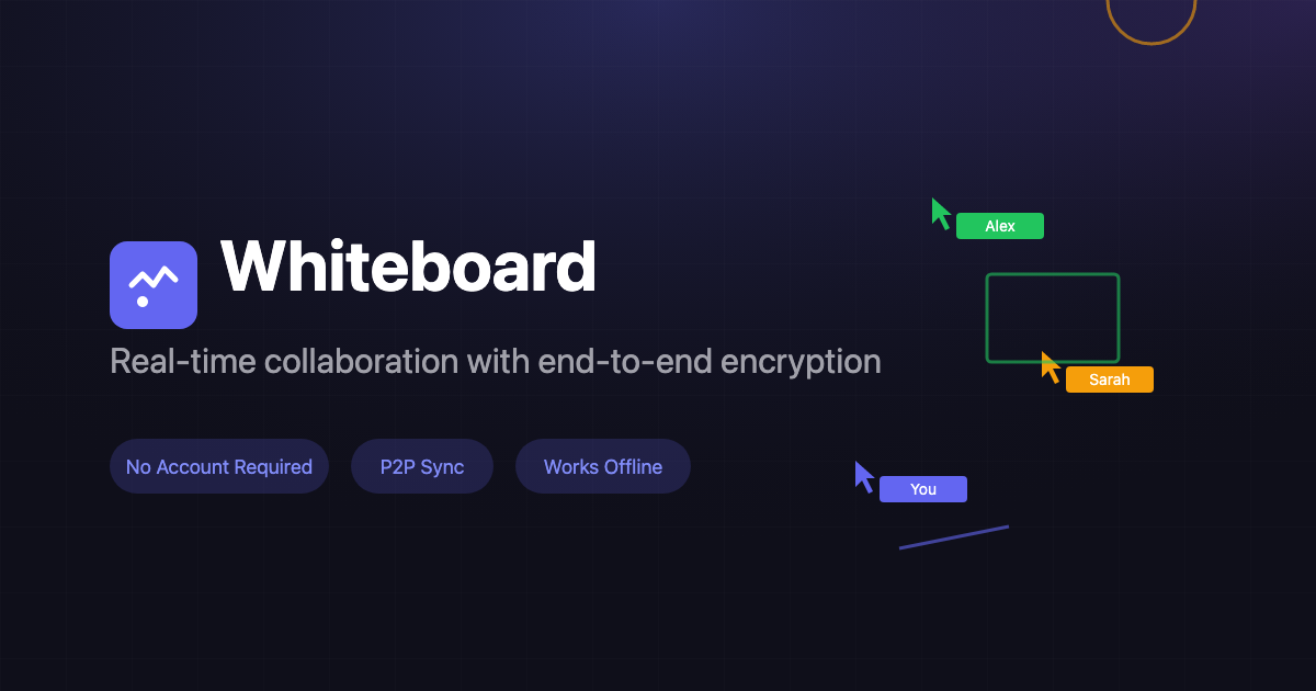 Private-Collab-Whiteboard screenshot